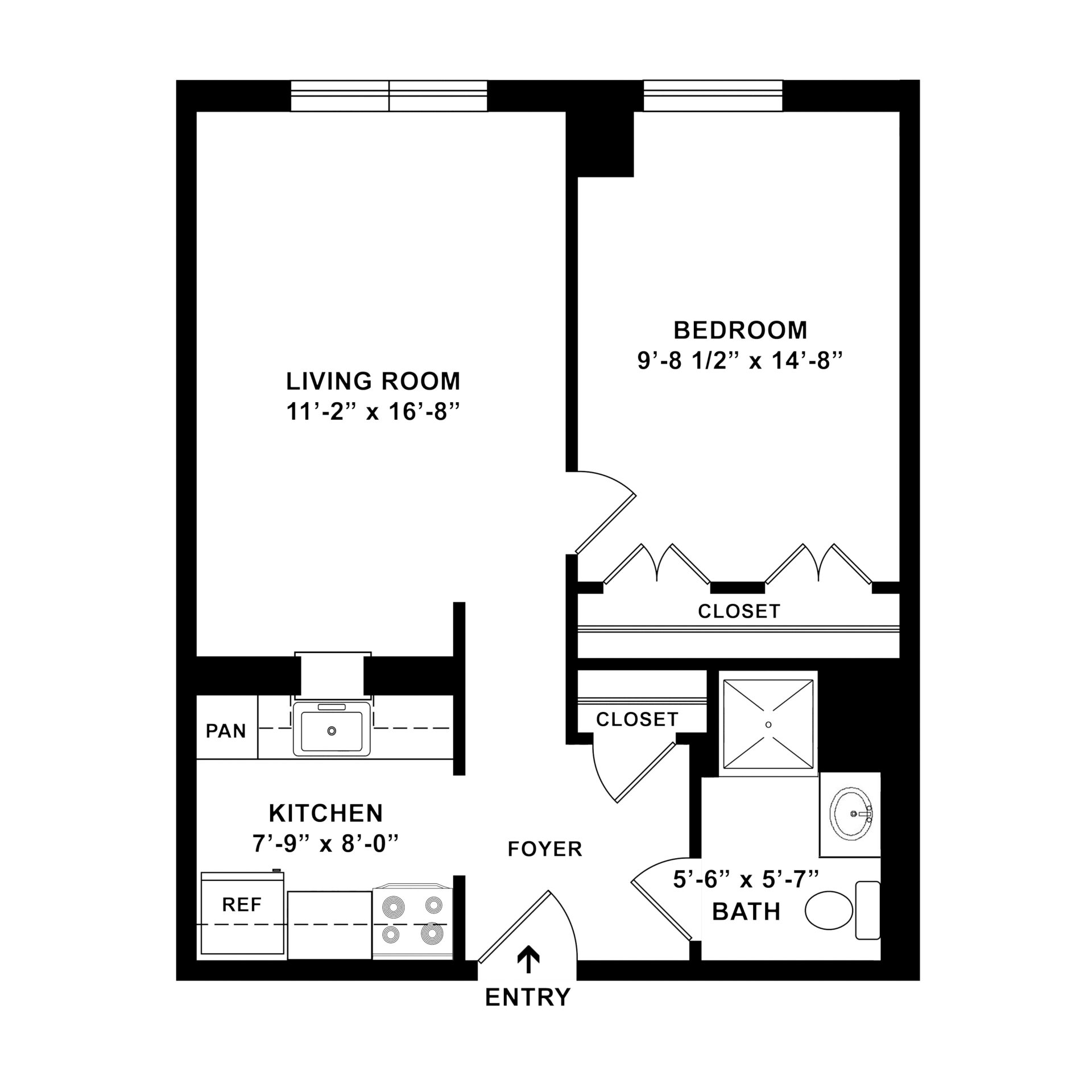 Apartment A 1 Bedroom 1 Bathroom at Weinberg Gardens Apartment A 1 Bedroom 1 Bathroom at Weinberg Gardens